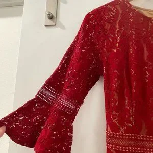 Missmay Dresses Miss May Womens Vintage Full Lace Contrast